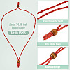 Adjustable Waxed Polyester Cord Necklace Making NJEW-TAC0029-4