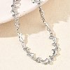 Women's 304 Stainless Steel Dolphin Link Chains Bracelets BJEW-G790-02P-3
