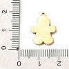 Christmas 304 Stainless Steel Enamel Pendants STAS-B112-02G-05-3