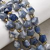 NaturalBlue Aventurine Beads Strands G-Z080-A28-10mm-1