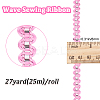 25M Metallic Yarn Lace Ribbons OCOR-GF0003-09B-2