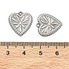 304 Stainless Steel Pendants STAS-L022-578P-3