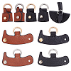 8Pcs 4 Colors PU Leather Undamaged Bag Triangle Buckle Connector FIND-WR0010-76-1