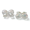 UV Plating Luminous Transparent Acrylic Beads OACR-P010-07B-2