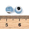 Luminous & Printed Opaque Acrylic Beads LACR-G050-01E-6