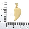 Brass Micro Pave Cubic Zirconia Pendants KK-M319-25G-01-3