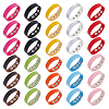 30Pcs 10 Colors Imitation Leather Simple Plain Cord Bracelets Set BJEW-DC0001-05-1