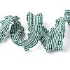 Lattice Double Ruffle Elastic Nylon Ribbon NWIR-O010-03D-1