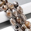 Natural Eye Agate Beads Strands G-NH0019-D03-03-4