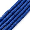 Handmade Polymer Clay Beads Strands CLAY-R089-6mm-Q053-1
