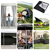 Polyester Portable Window Blackout Curtain for Travel AJEW-WH0471-139-7
