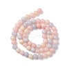 Natural White Jade Imitation Morganite Beads Strands G-I334-04A-2