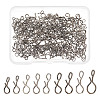 SUPERFINDINGS 270Pcs 9 Style 304 Stainless Steel Fly Hook Lure Snap FIND-FH0002-95-1