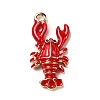 Zinc Alloy Enamel Pendants X-FIND-I044-17A-1-1