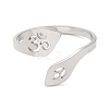 Non-Tarnish 304 Stainless Steel Open Cuff Rings RJEW-K262-01B-P-2