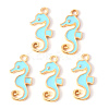 Alloy Enamel Pendants ENAM-S121-037C-1