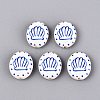 Handmade Porcelain Beads PORC-Q005-12E-1