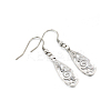 Tarnish Resistant 304 Stainless Steel Dangle Earrings LS-EJEW-O024-15P-2