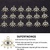 SUPERFINDINGS 20pcs Electroplate Alloy Pendants FIND-FH0003-64-3