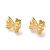 304 Stainless Steel Stud Earrings for Women EJEW-F337-01G-02-1