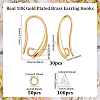 Brass Earring Hooks KK-ME0003-66-2