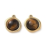 Natural Tiger Eye Pendants STAS-G397-01G-03-1
