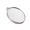 Alloy Pendant Cabochon Settings FIND-TAC0011-116A-P-1