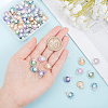 60Pcs 5 Colors Alloy Enamel Charms ENAM-OC0001-02-3