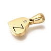 304 Stainless Steel Heart Pendants with Rhinestone STAS-Z103-01G-26-2