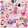 Halloween 50Pcs PVC Adhesive Waterproof Stickers Self-Adhesive Stickers LS-PW-WGE8137-01-1