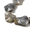 Natural Bamboo Leaf Agate Beads Strands G-NH0014-F01-01-4