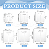6Pcs Acrylic Bowknot Making Template Sets DIY-BC0016-96-2