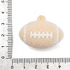 Sports Theme Flocking Silicone Pendants SIL-C012-02B-01-3