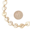 CCB Plastic Heart Beaded Necklaces NJEW-JN05841-02-3