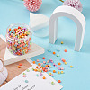 1000Pcs 4 Style Opaque Acrylic Beads MACR-CW0001-07-6