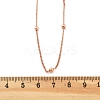 Brass Satellite Chains  Necklaces for Women NJEW-D302-27RG-5