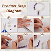 9Pcs 9 Styles Natural Gemstone Pendants G-PJ0001-02-5