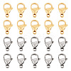 100Pcs 2 Colors 304 Stainless Steel Lobster Claw Clasps Sets STAS-YS0001-26A-1