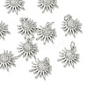 SHEGRACE Brass Micro Pave Cubic Zirconia Pendants XGRQ3D154-467P-1
