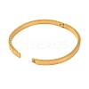 Ion Plating(IP) 304 Stainless Steel Hinged Bangles for Women BJEW-D048-12G-3