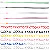 5Pcs 5 Colors Rubber Lanyard Straps DIY-GF0008-39C-1