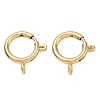 Brass Spring Ring Clasps KK-CBA1AE8-05E-G-1