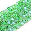 Synthetic Moonstone Beads Strands G-F142-6mm-05-1