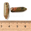 Natural Unakite Pointed Pendants G-C158-05J-3