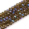 Electroplate Glass Beads Strands EGLA-A044-T4mm-L16-1