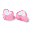 Heart Acrylic Beads TACR-S117-04G-2