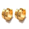 304 Stainless Steel Clear Cubic Zirconia Hoop Earrings EJEW-D331-08A-G-4