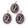 Natural Obsidian Big Pendants G-G771-C05-1