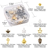 160Pcs 16 Style Tibetan Style Alloy Pendants TIBEP-FS0001-06AS-5