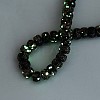 Luminous Handmade Gold Foil Glass Beads Strands FOIL-N029-02A-01-2